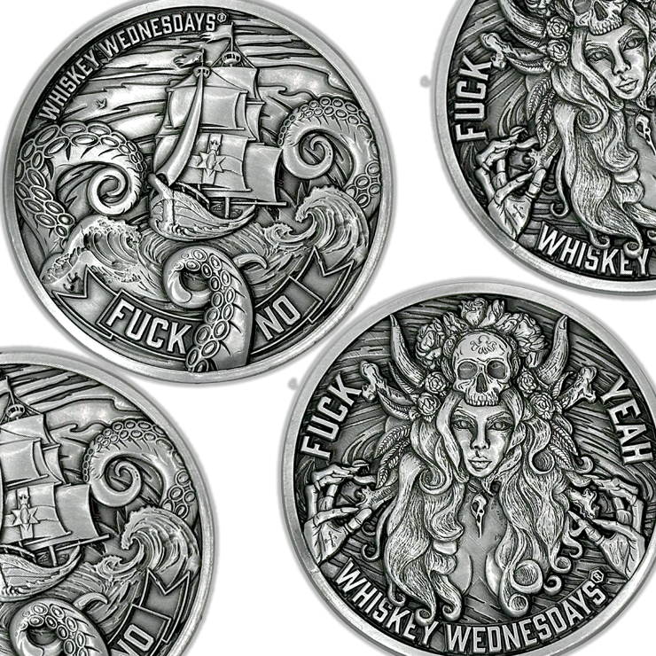 Old  WhiskeyWednesdays® Coins