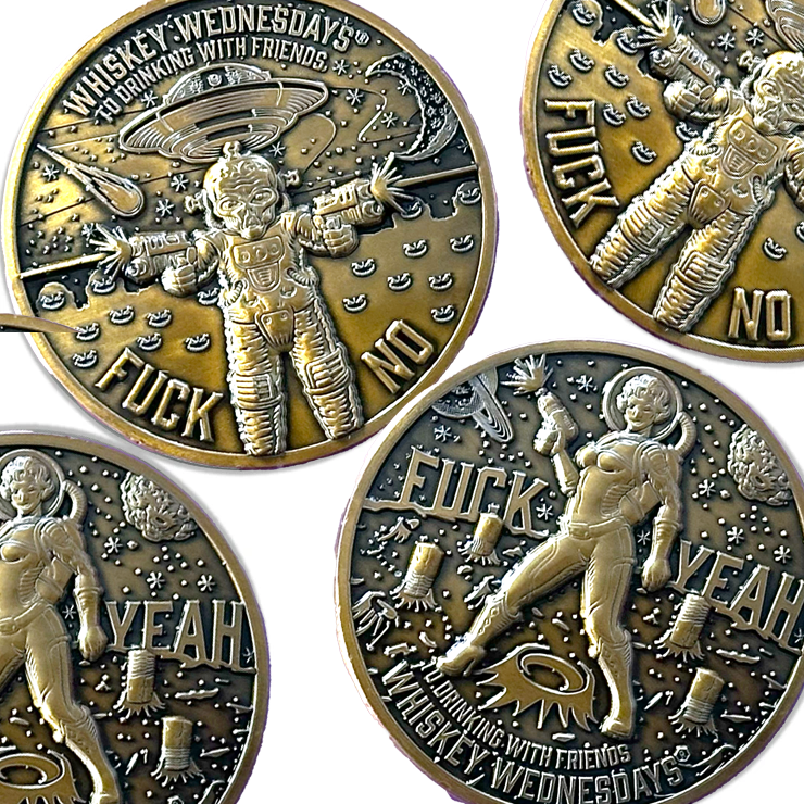 Old  WhiskeyWednesdays® Coins